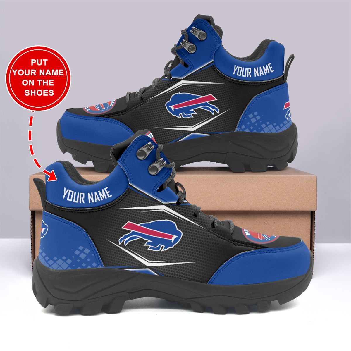 Buffalo Bills Hiking Personalized Shoes 02
