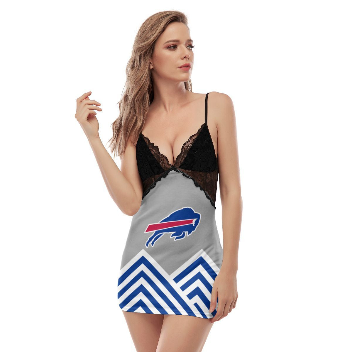 Buffalo Bills Lace Back Strap Slip Dress 168-2