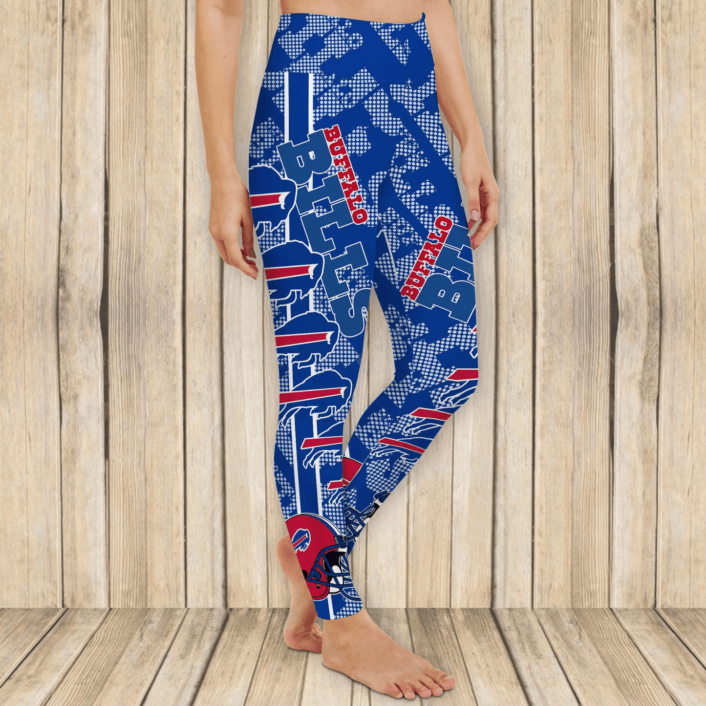 Buffalo Bills Leggings And Cross Tank Top BG03