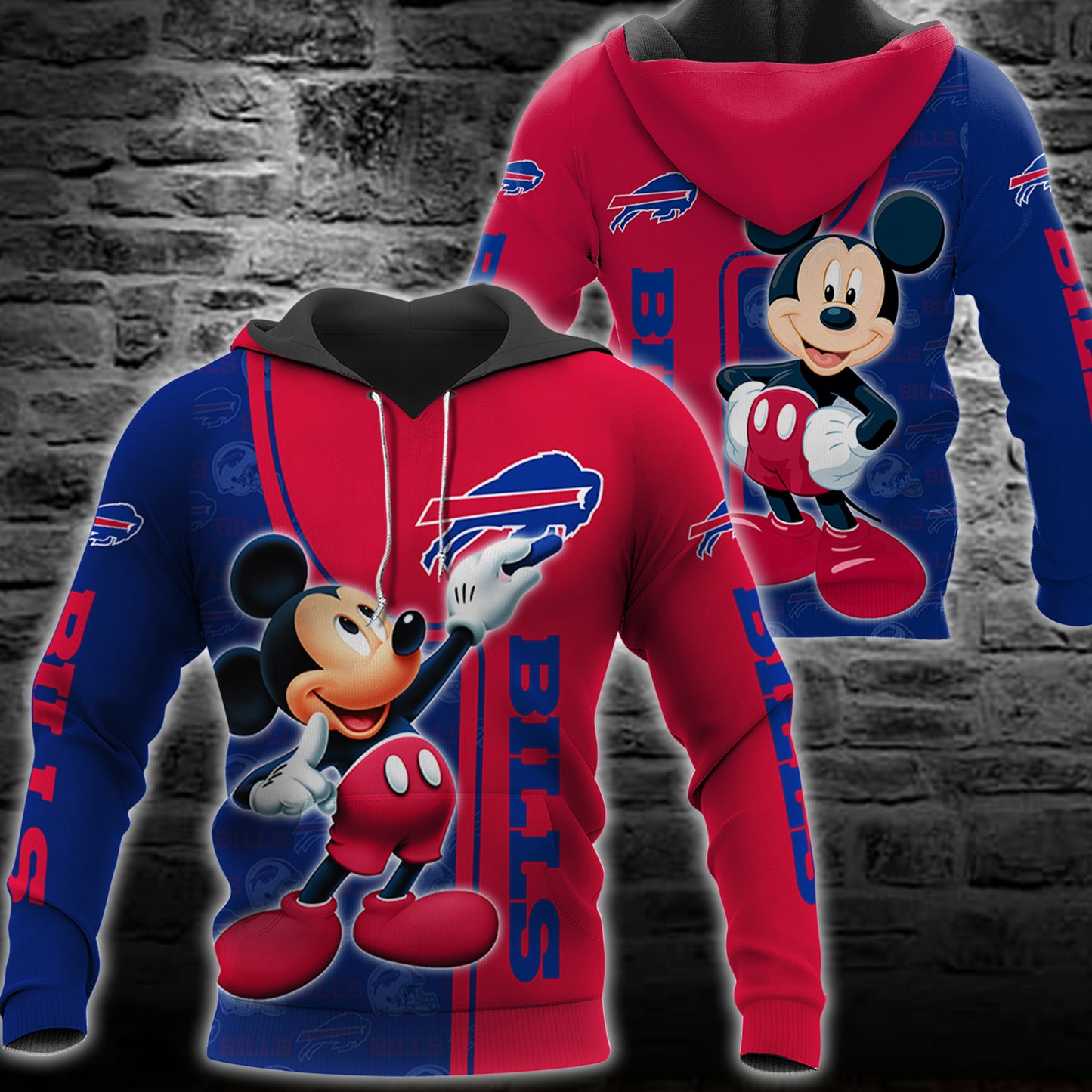 Buffalo Bills Mickey All Over Printed 136