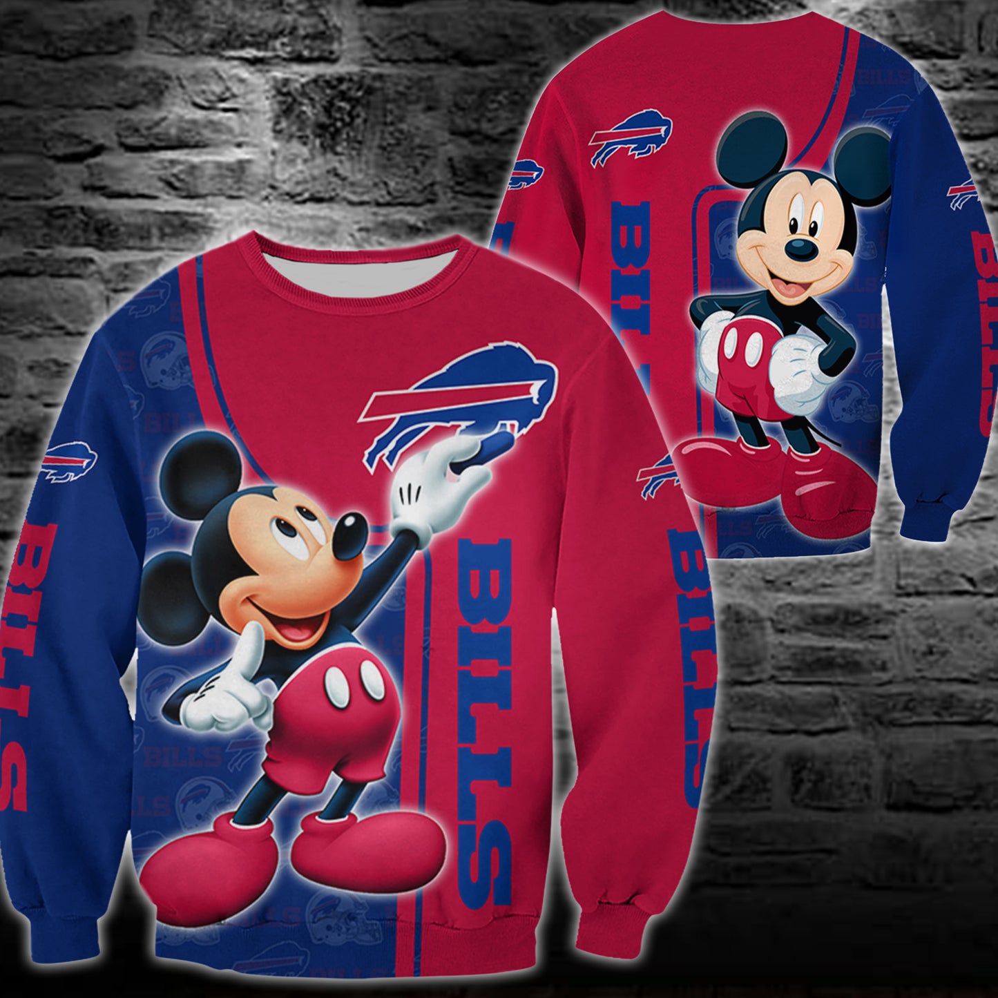 Buffalo Bills Mickey All Over Printed 136