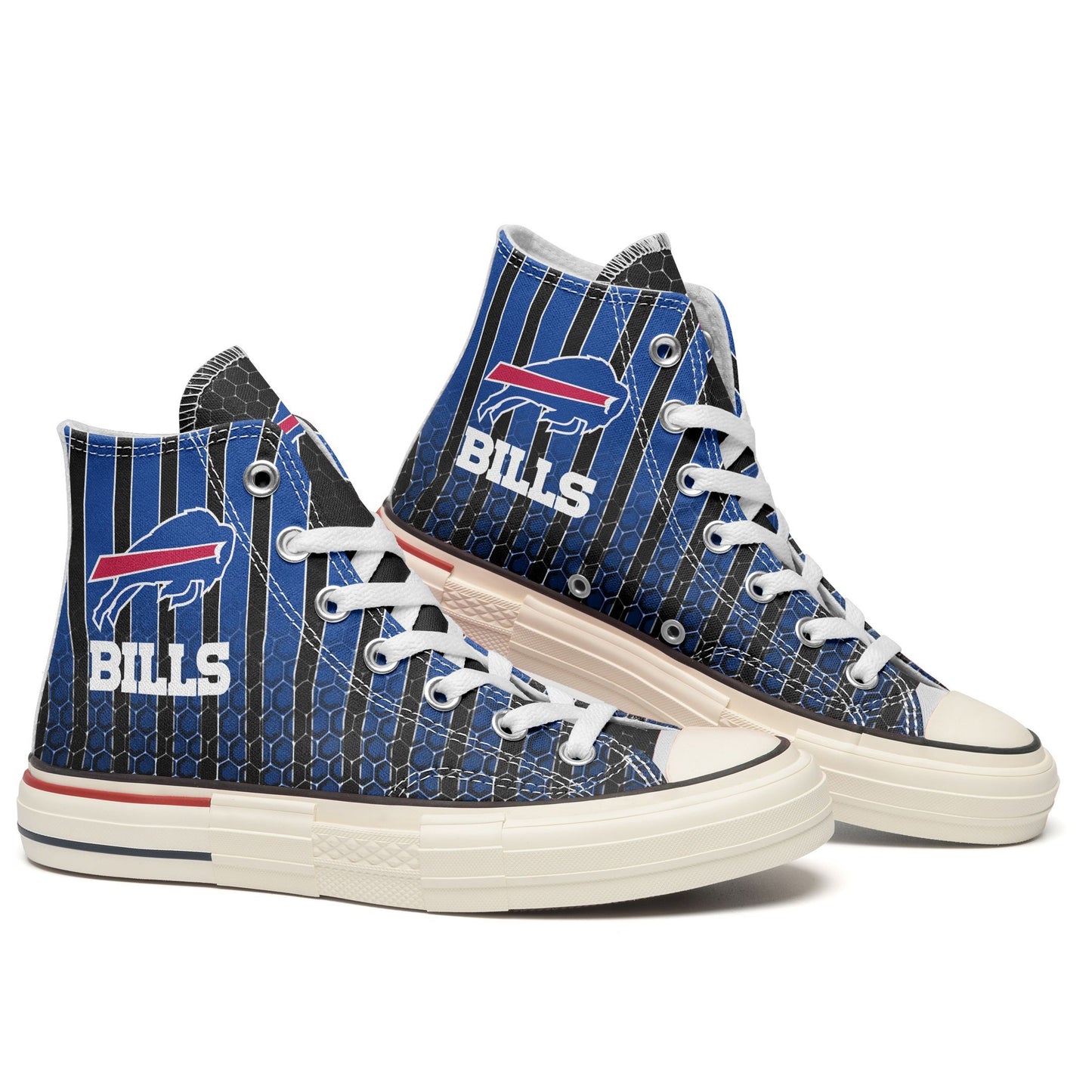Buffalo Bills New High Top Canvas Shoes 43
