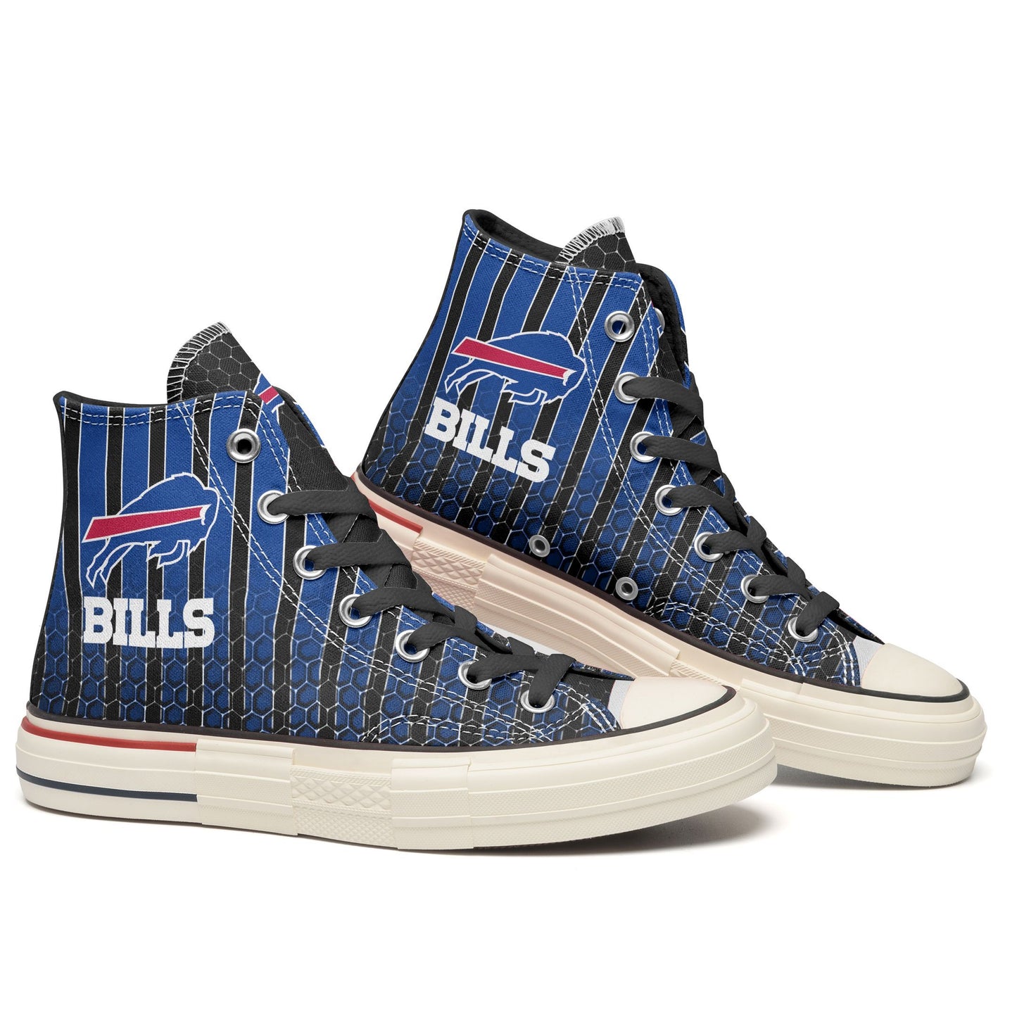 Buffalo Bills New High Top Canvas Shoes 43
