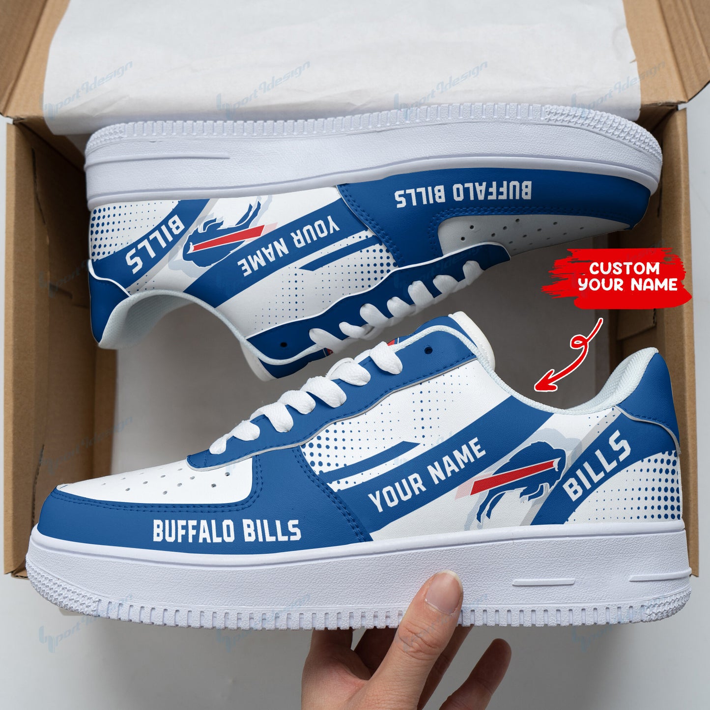 Buffalo Bills Personalized AF1 Shoes BG121