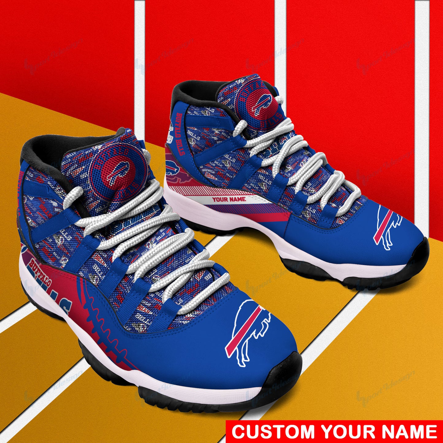 Buffalo Bills Personalized AJD11 Sneakers BG153