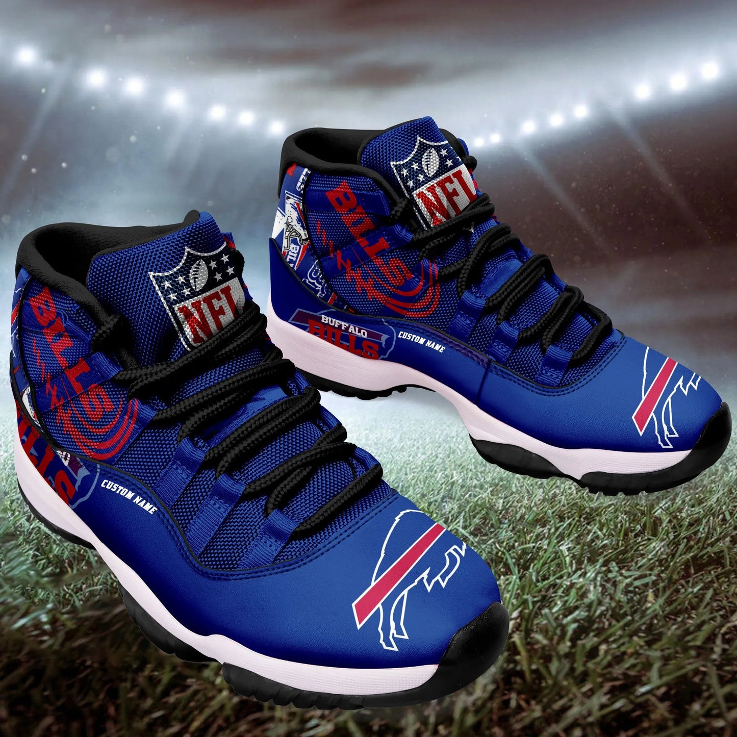 Buffalo Bills Personalized AJD11 Sneakers BG187