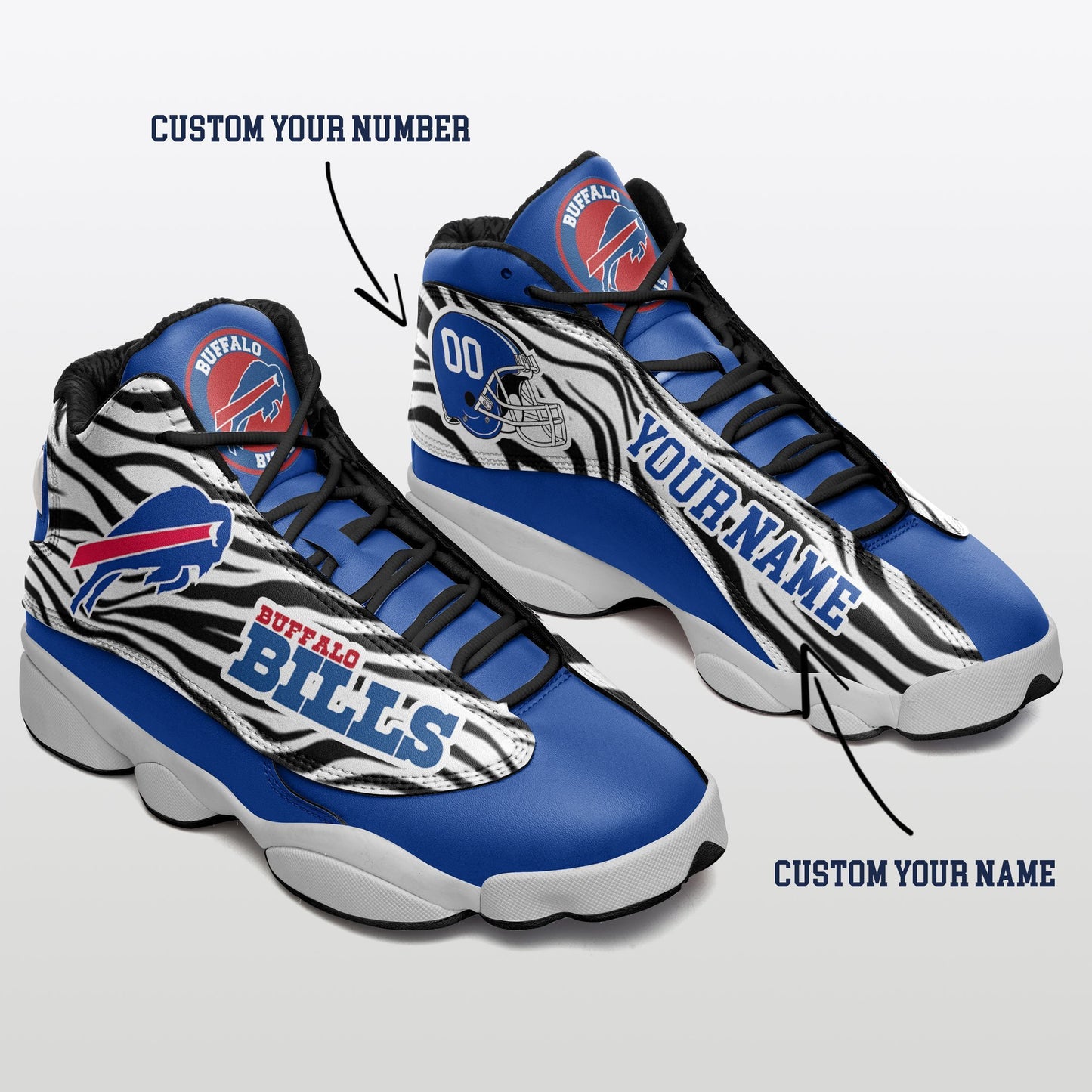 Buffalo Bills Personalized AJD13 Sneakers 934