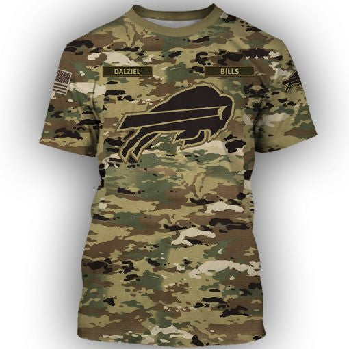 Buffalo Bills Personalized All Over Printed 255