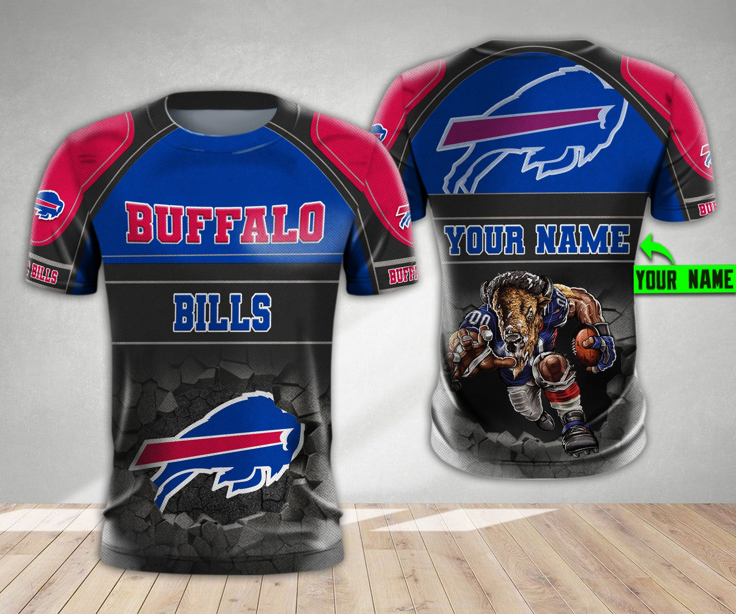 Buffalo Bills Personalized All Over Printed 569