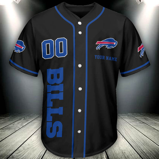 Buffalo Bills Personalized Baseball Jersey BG233