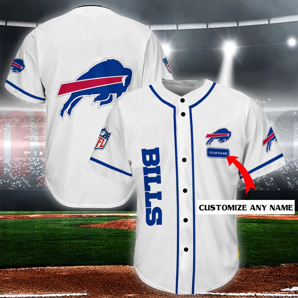 Buffalo Bills Personalized Baseball Jersey Shirt 108