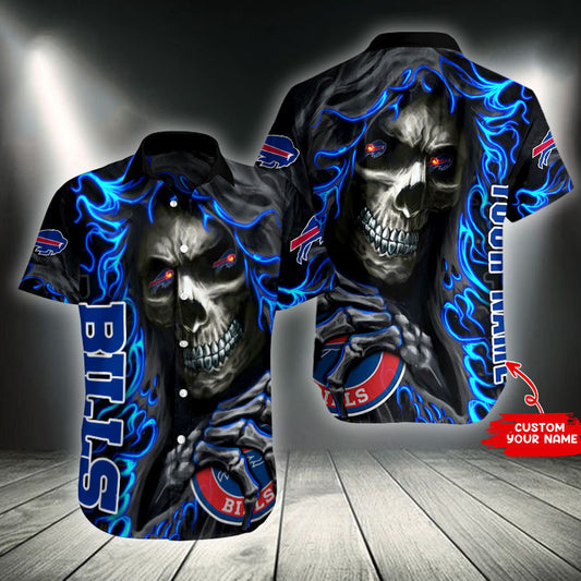 Buffalo Bills Personalized Button Shirt BB407