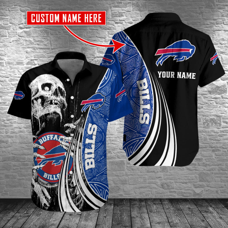 Buffalo Bills Personalized Button Shirt BB536