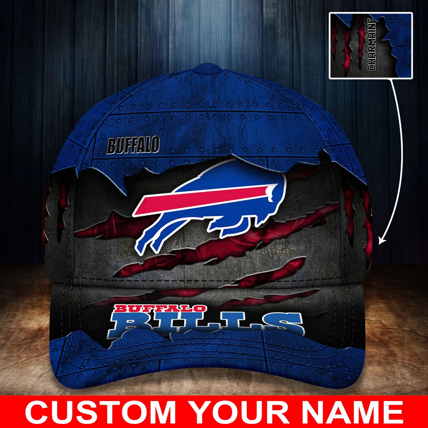 Buffalo Bills Personalized Classic Cap BG294