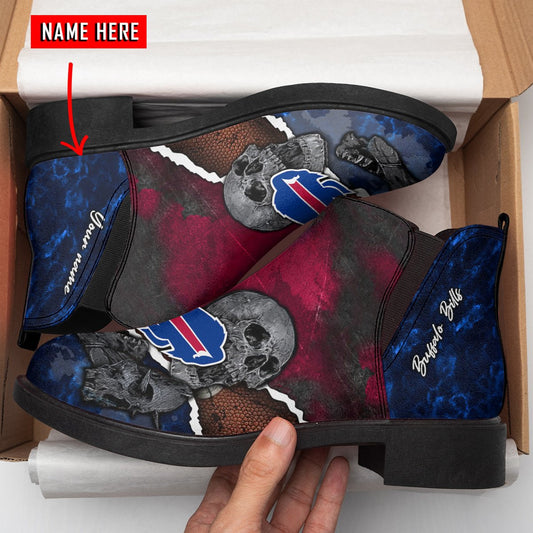 Buffalo Bills Personalized Comfort & Fashion Short Boots BG03