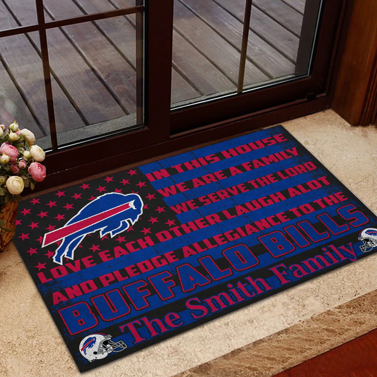 Buffalo Bills Personalized Doormat BG287