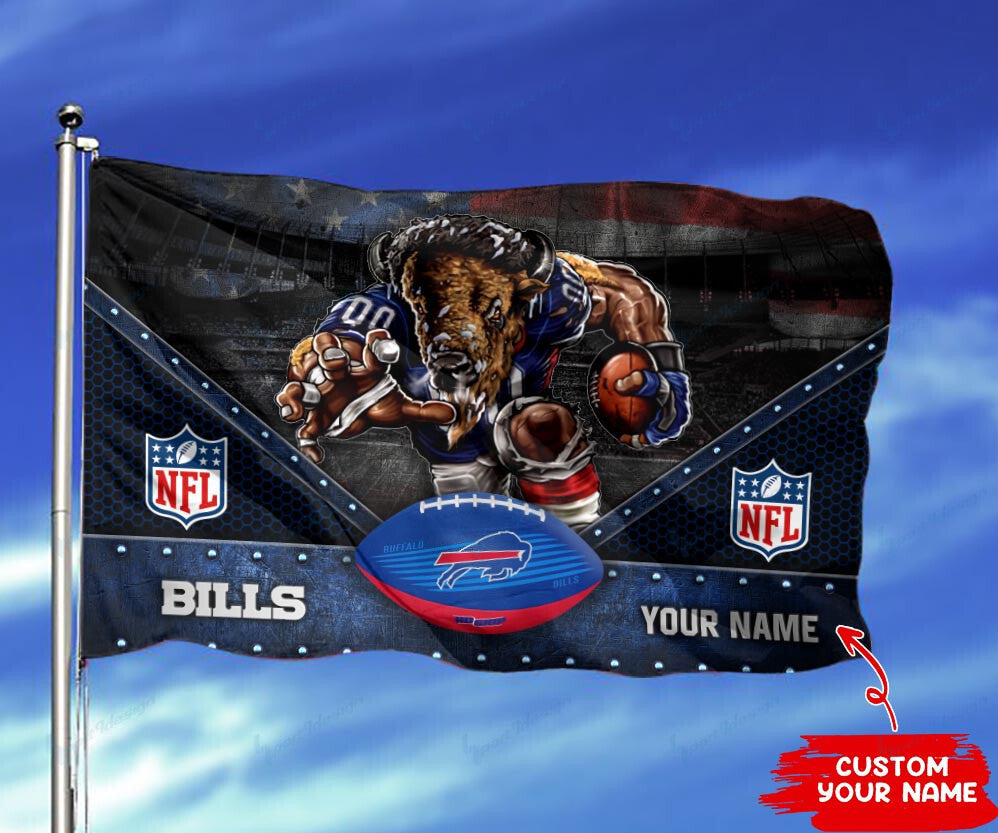 Buffalo Bills Personalized Flag 201