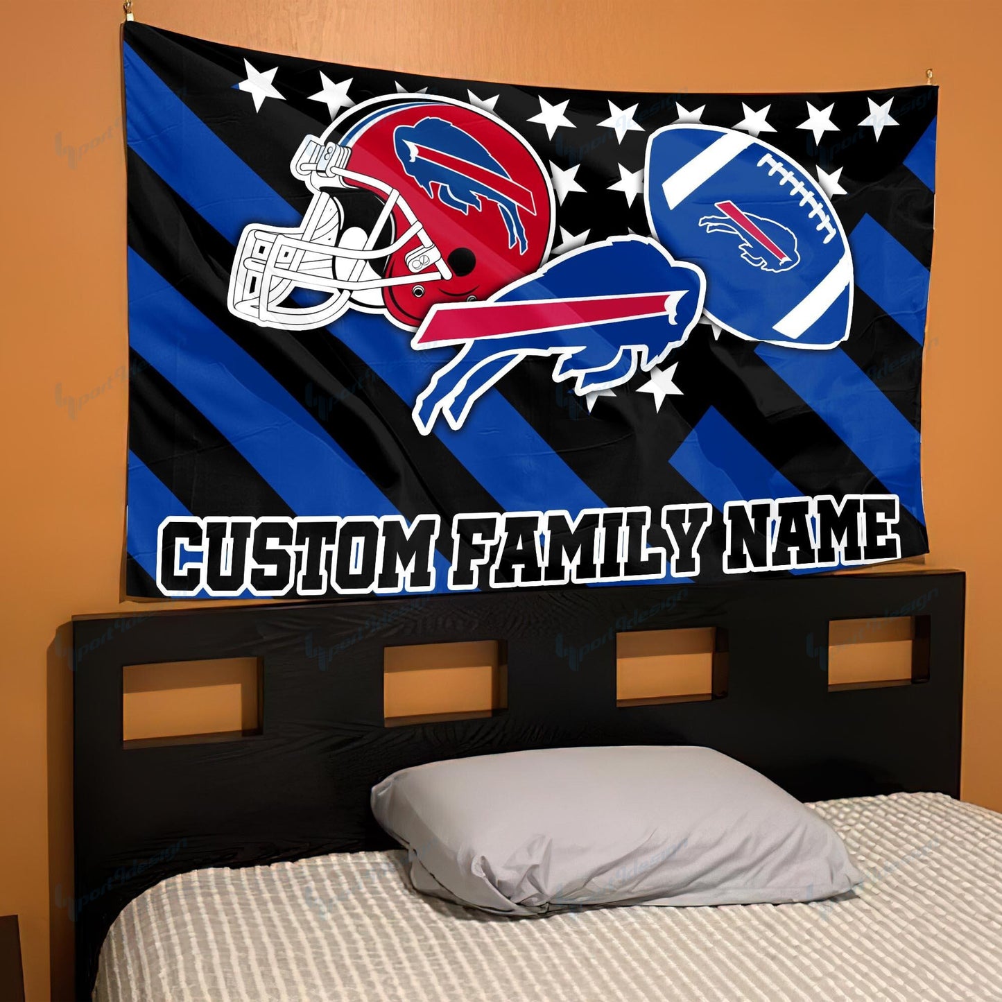 Buffalo Bills Personalized Flag 67