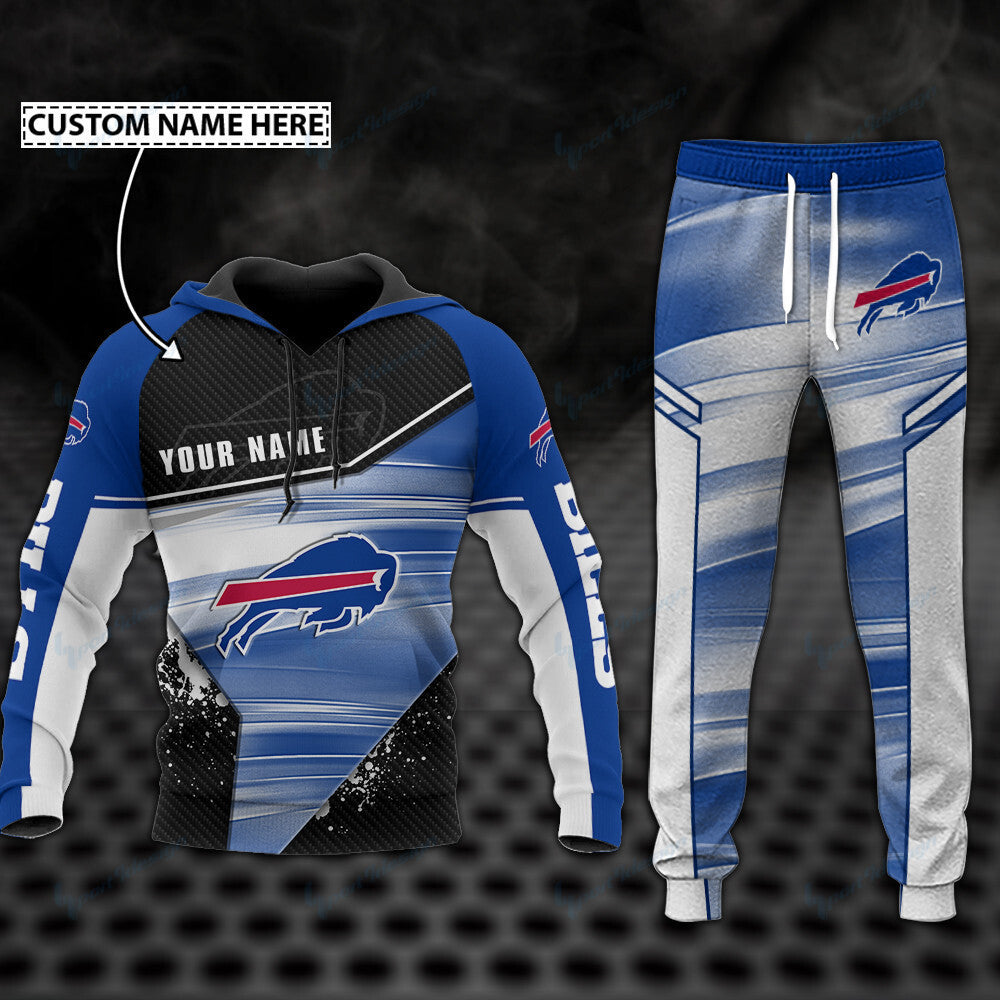Buffalo Bills Personalized Hoodie and Jogger Set BG842