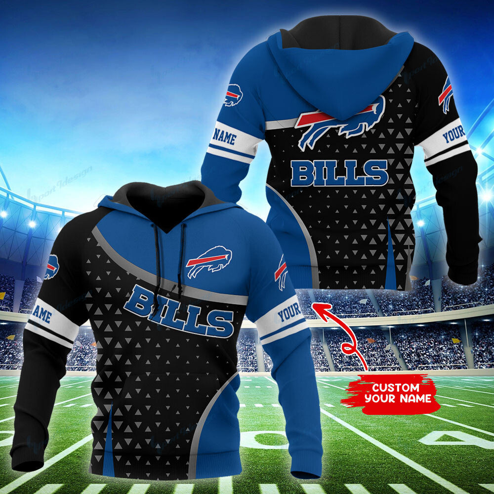 Buffalo Bills Personalized Hoodie and Jogger Set Hoodie BG862