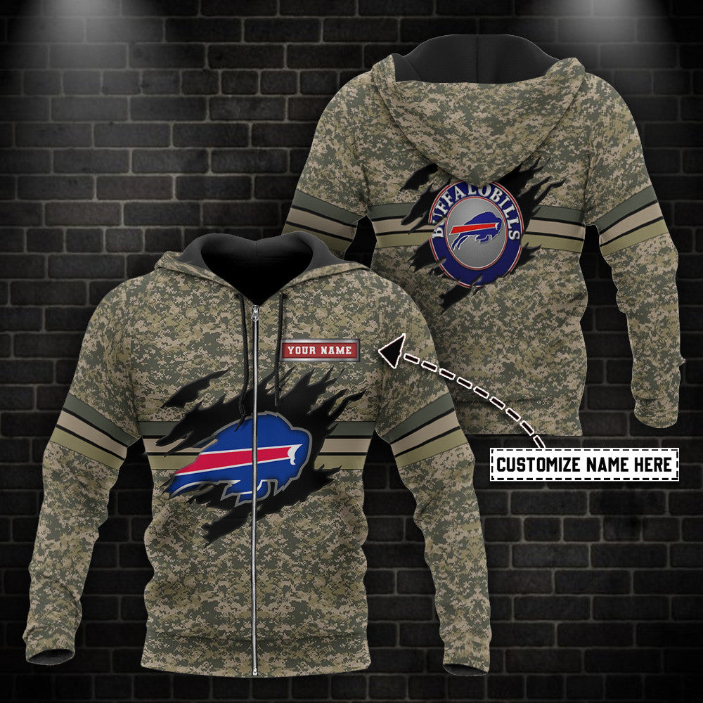 Buffalo Bills Personalized Hoodie BB76