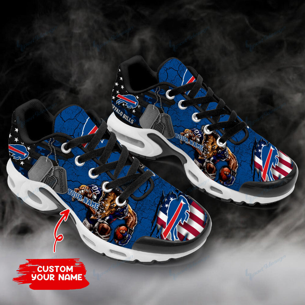 Buffalo Bills Personalized Plus T-N Youth Sneakers BG41