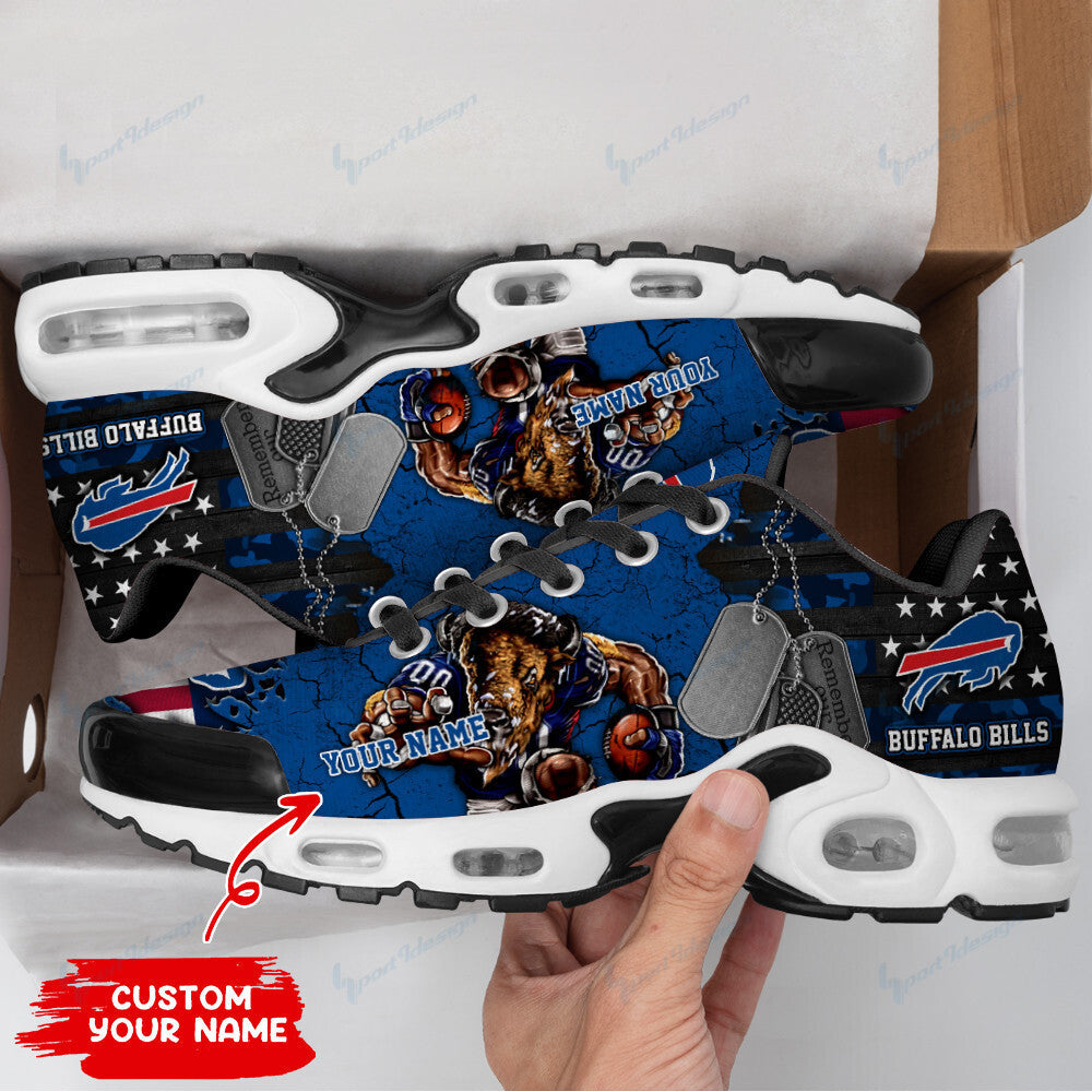 Buffalo Bills Personalized Plus T-N Youth Sneakers BG41