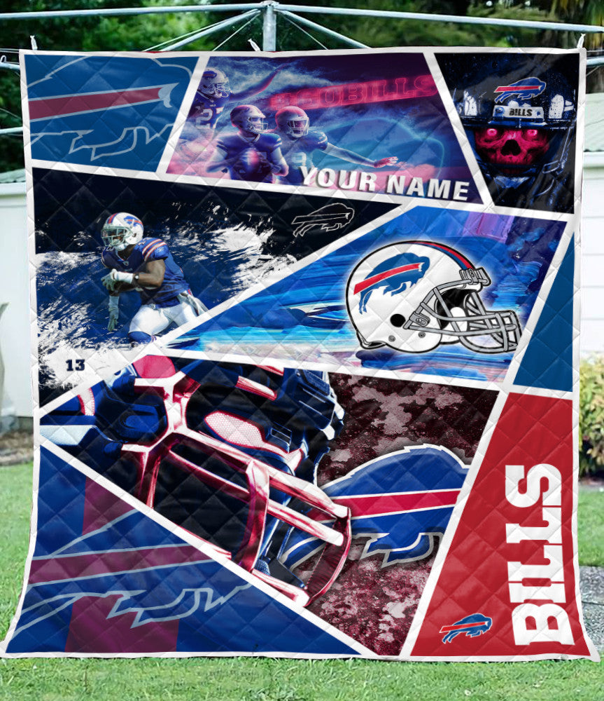 Buffalo Bills Personalized Premium Quilt BG01