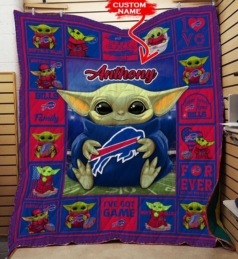 Buffalo Bills Personalized Premium Quilt BG07