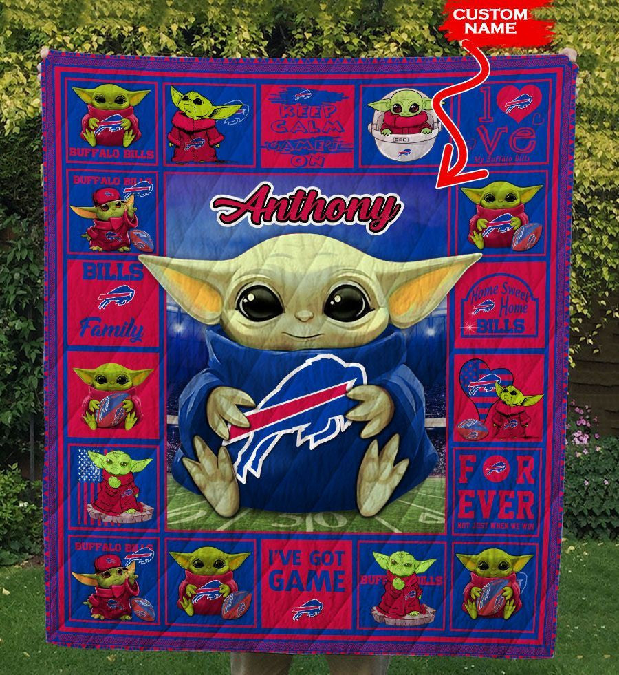 Buffalo Bills Personalized Premium Quilt BG07