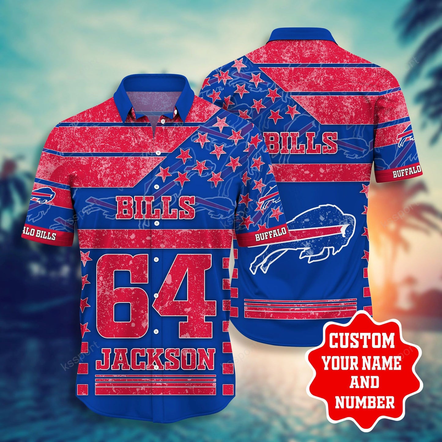 Buffalo Bills Personalized Shirt and Shorts BG222