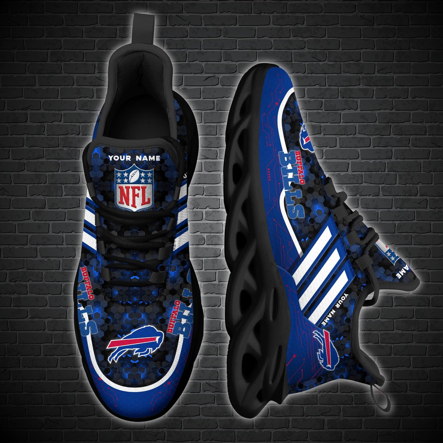 Buffalo Bills Personalized Yezy Running Sneakers SPD642