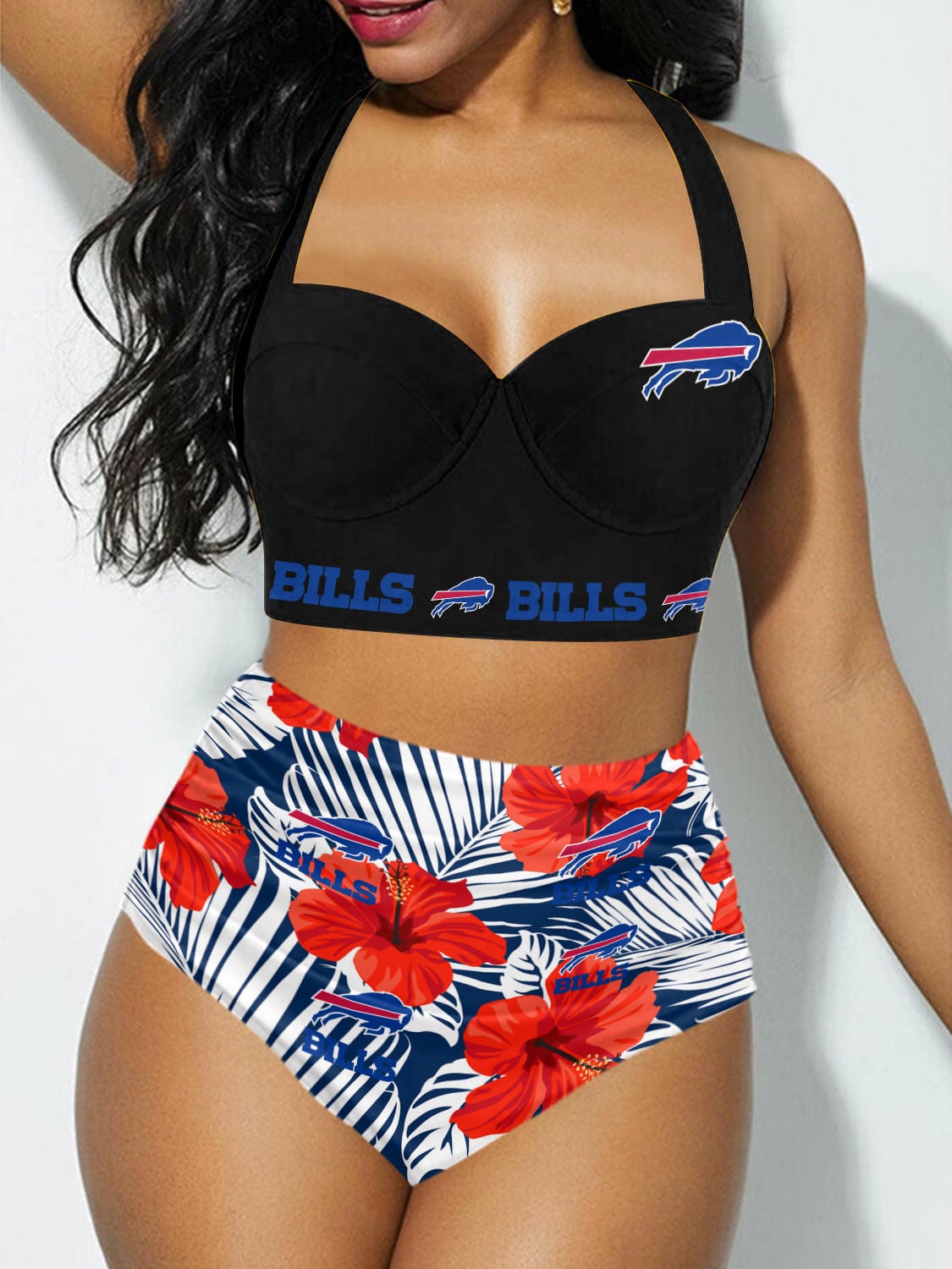 Buffalo Bills Sexy Print Bikini Swimsuit 94