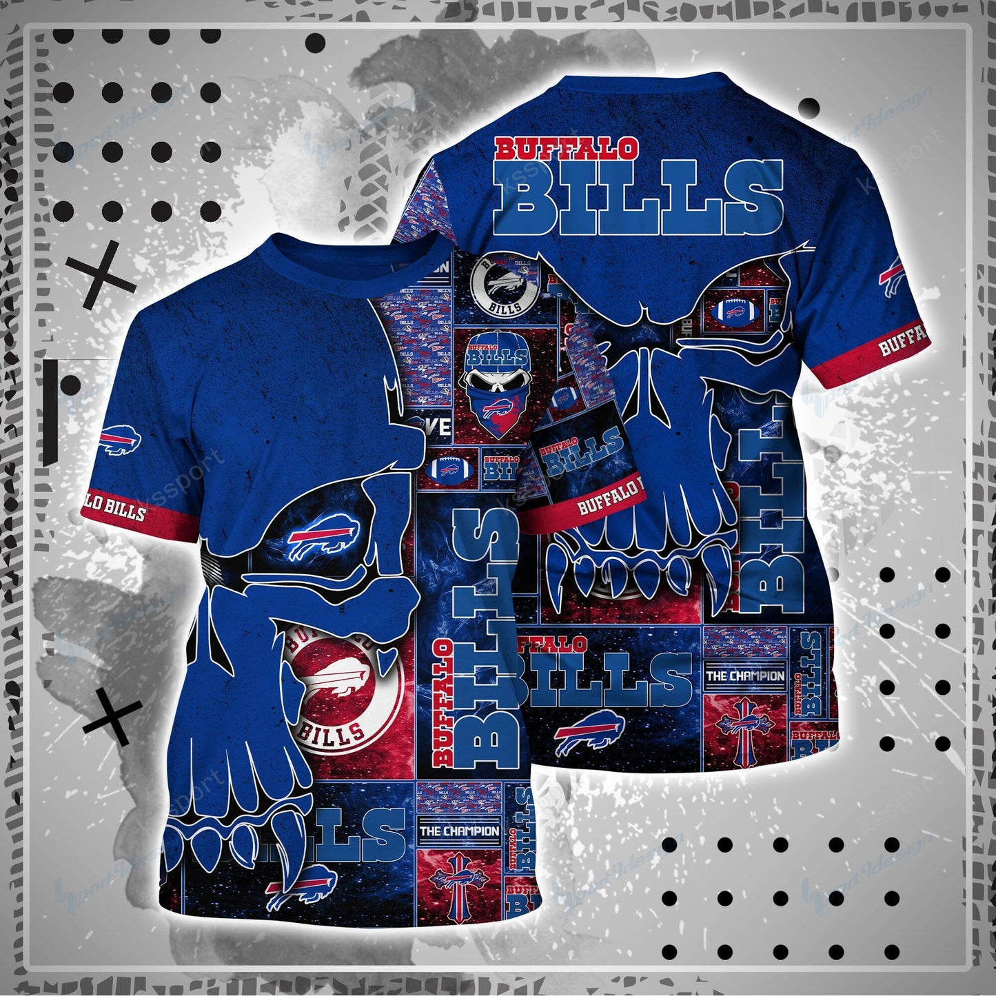 Buffalo Bills Shirt and Shorts BG80