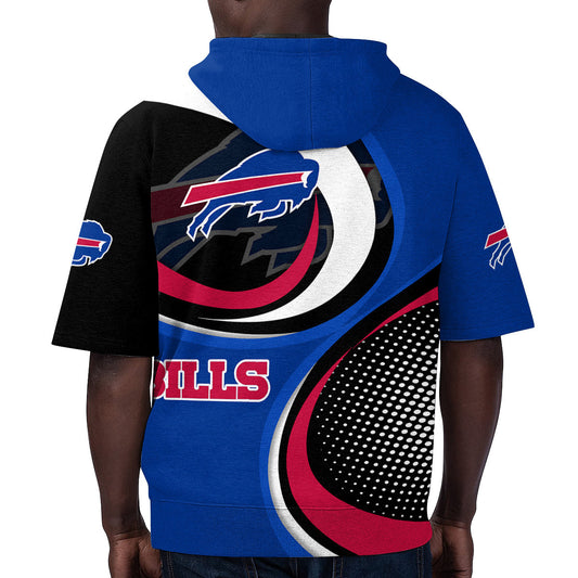 Buffalo Bills Short Sleeve Hoodie BG47