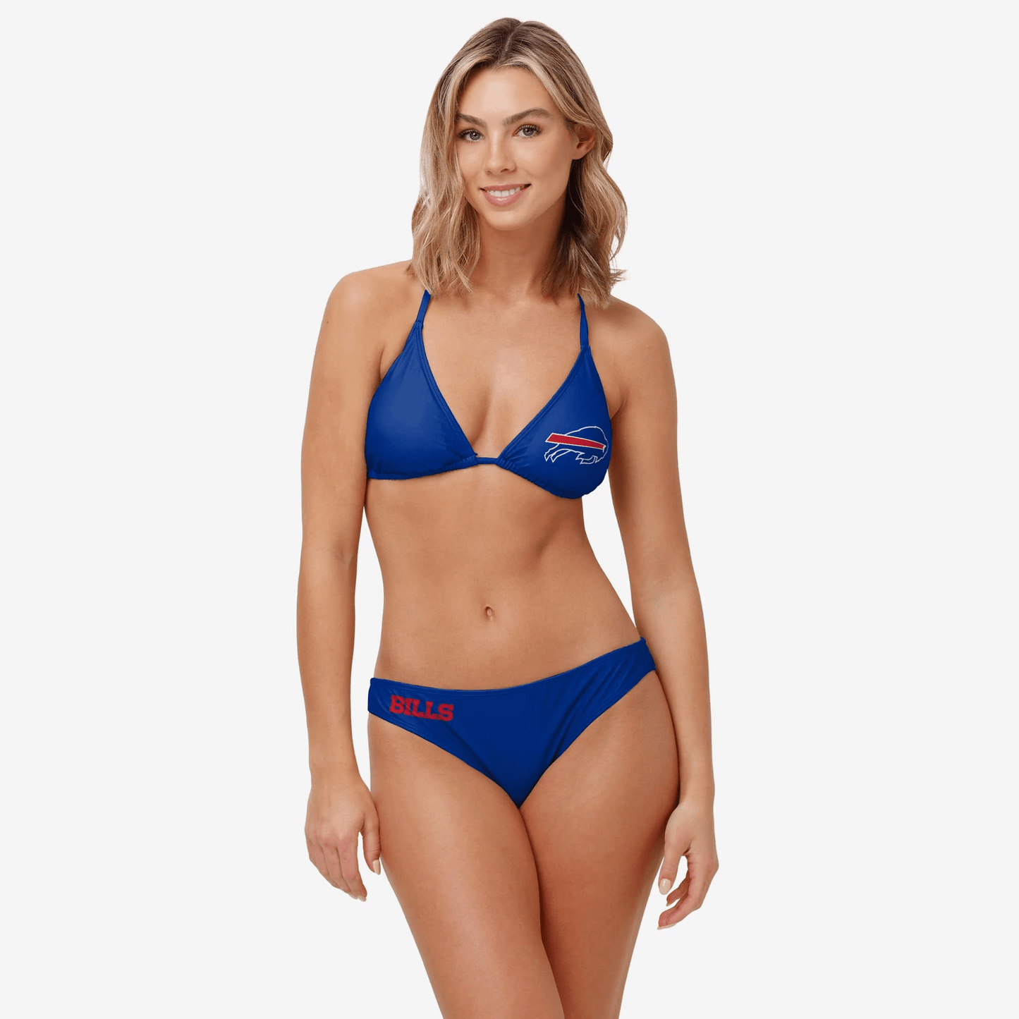 Buffalo Bills Womens Solid Logo Bikini
