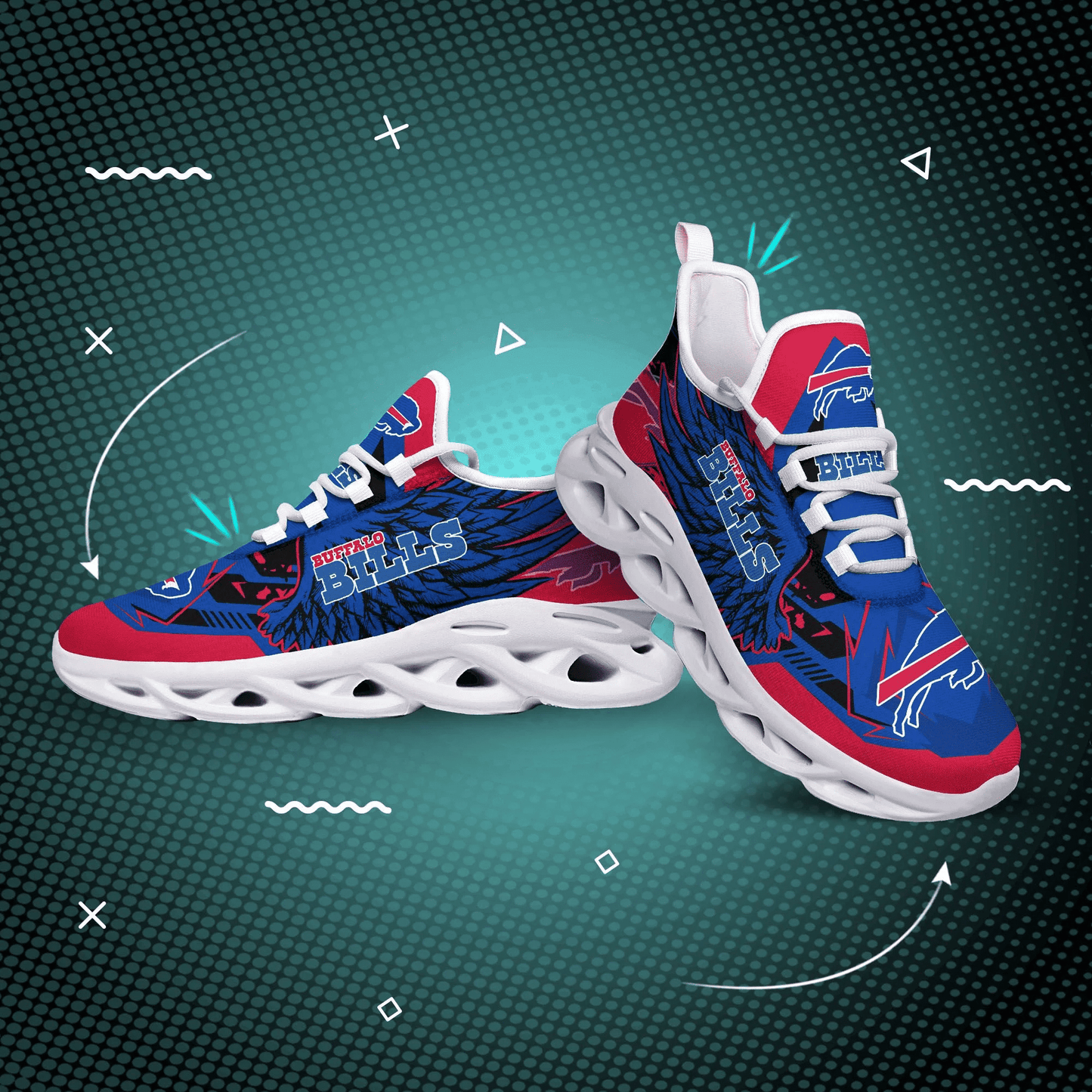 Buffalo Bills Yezy Running Sneakers 199
