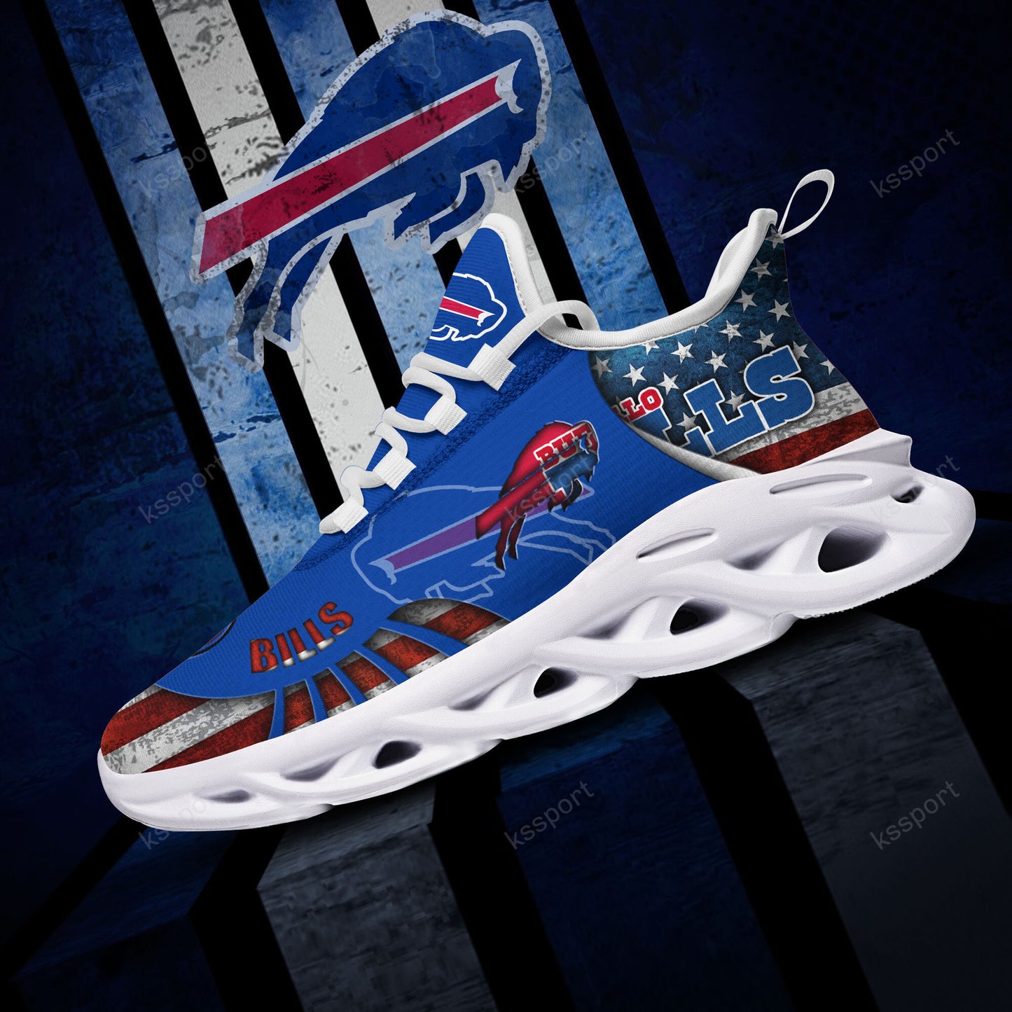 Buffalo Bills Yezy Running Sneakers BG807