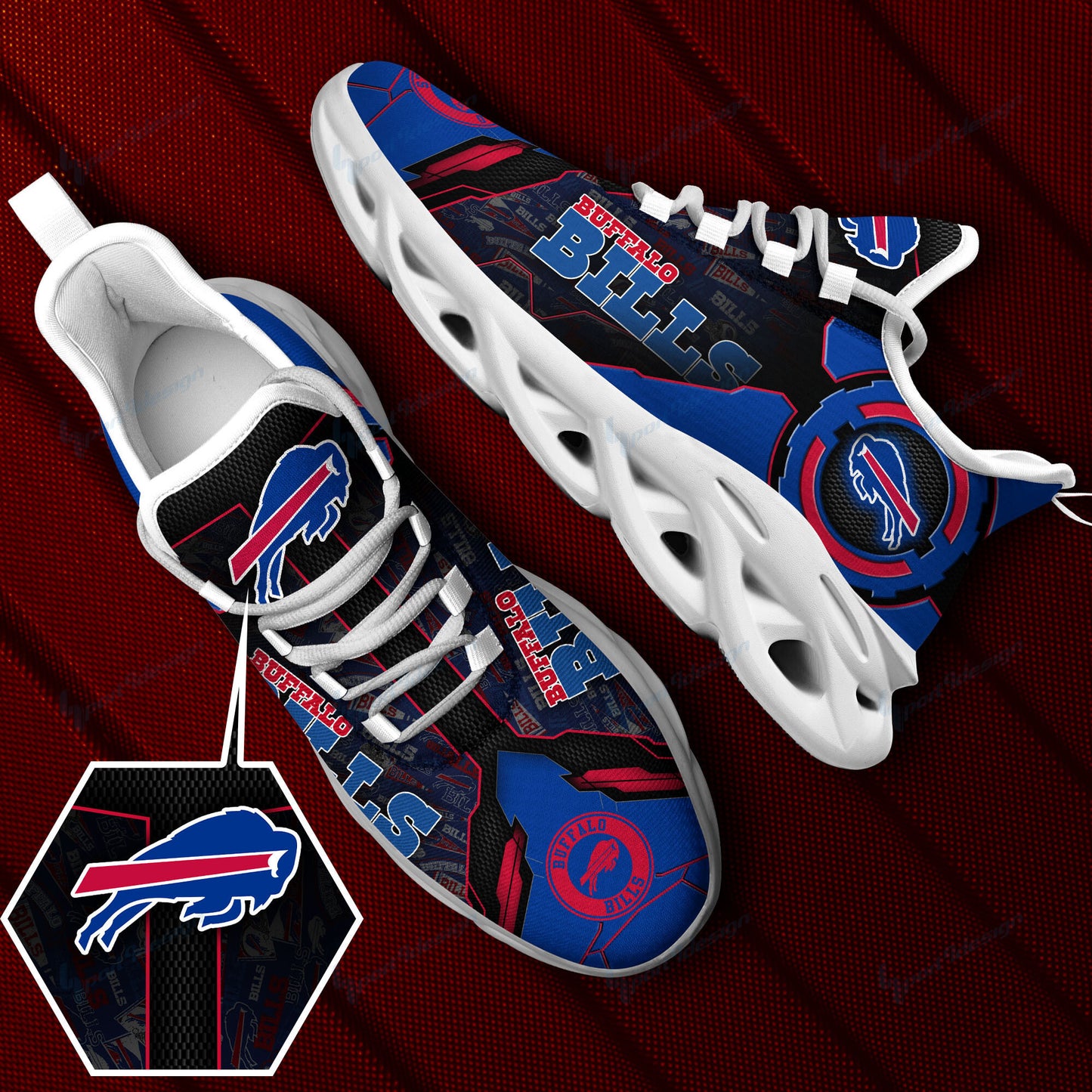 Buffalo Bills Yezy Running Sneakers SPD08