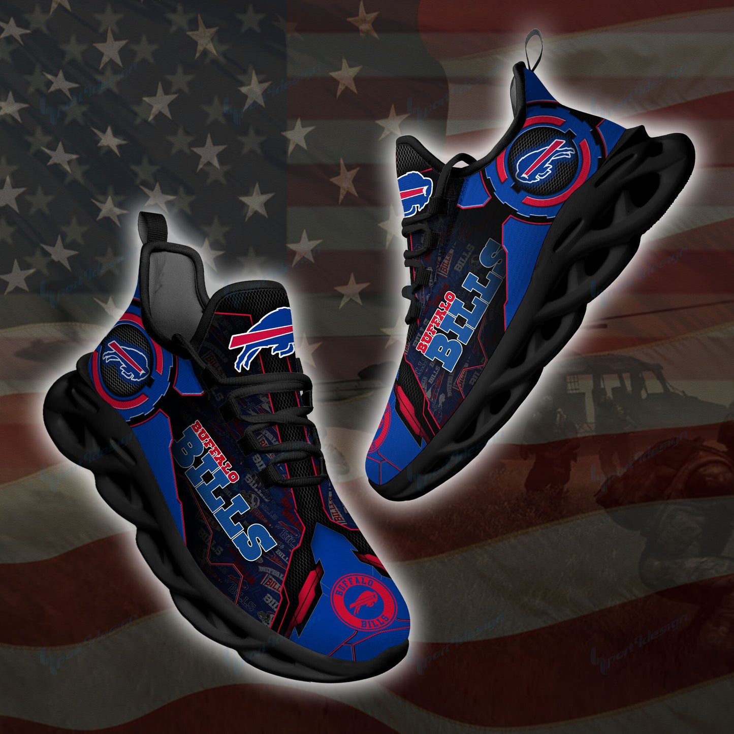 Buffalo Bills Yezy Running Sneakers SPD08