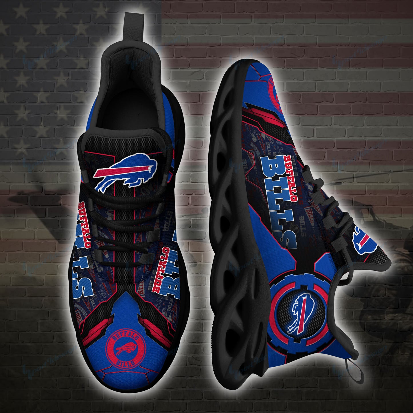 Buffalo Bills Yezy Running Sneakers SPD08