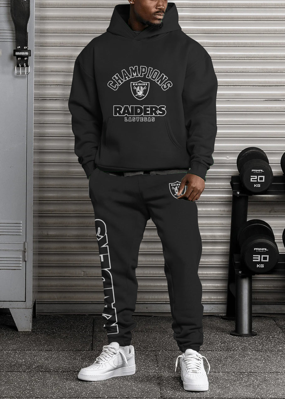 Las Vegas Raiders Combo Pullover Hoodie And Sweatpants AZBTPHSP000415