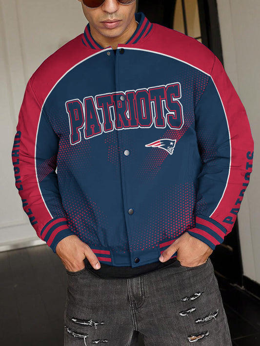 New England Patriots National Football League Varsity Jacket AZBTVJK000527