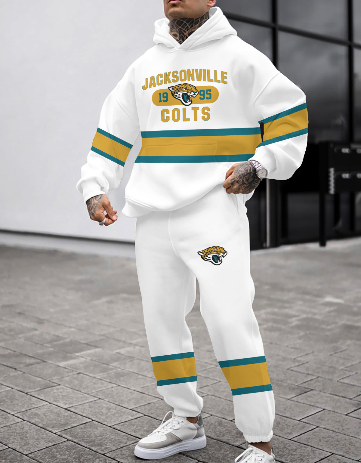 Jacksonville Jaguars Combo Pullover Hoodie And Sweatpants AZBTPHSP000293