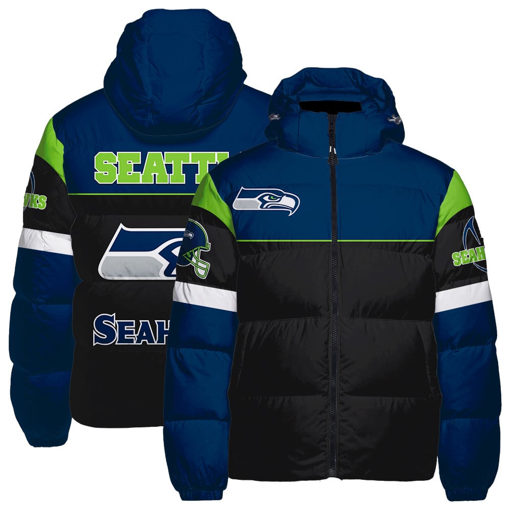 Seattle Seahawks CozyCloud Down Jacket AZBTDWJ000392
