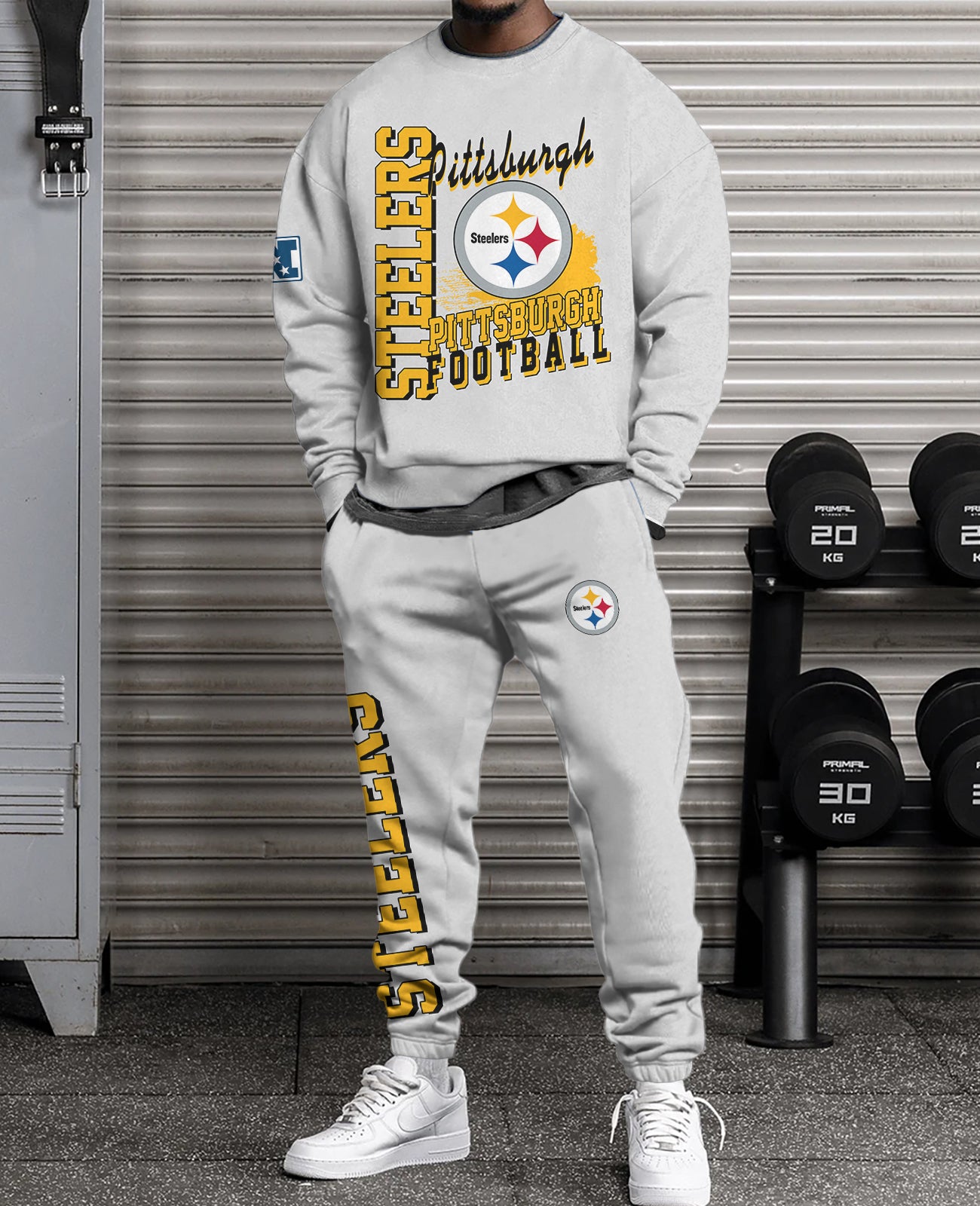 Pittsburgh Steelers Combo 3D Sweatsuit and Sweatpants Unisex CBSP106