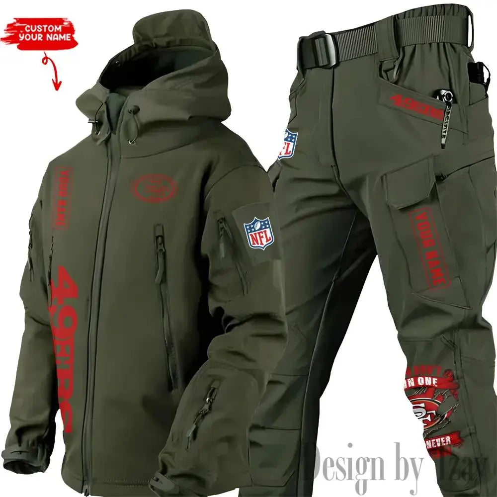 San Francisco 49ers Outdoor Jacket and Pants 000105