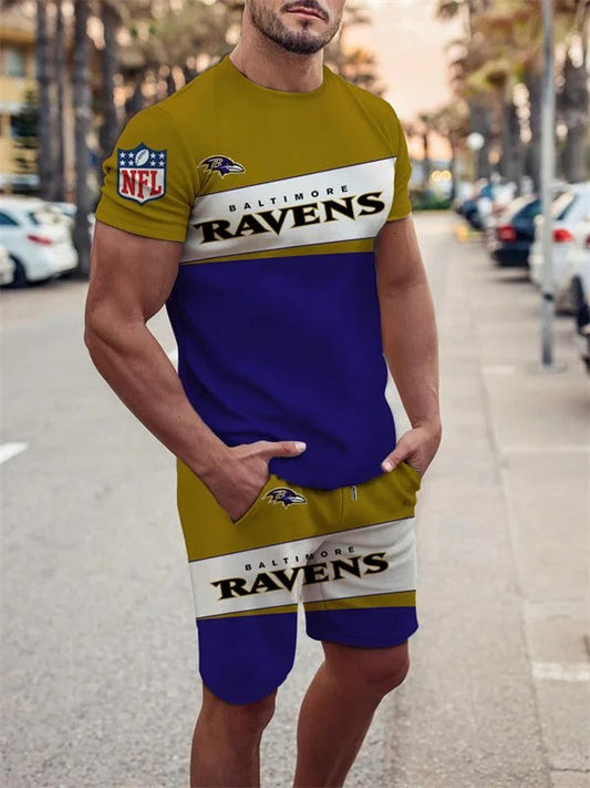 Baltimore Ravens T-shirt and Shorts AZTS253