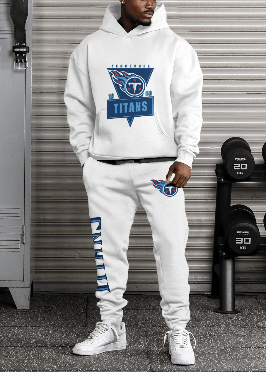 Tennessee Titans Combo Pullover Hoodie And Sweatpants AZBTPHSP000363