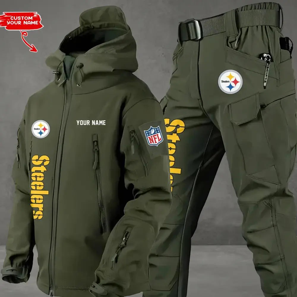 Pittsburgh Steelers Outdoor Jacket and Pants 000014